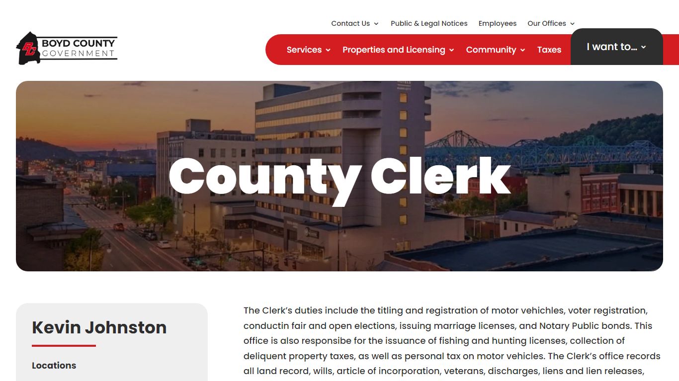 Clerk's Office - Boyd County KY